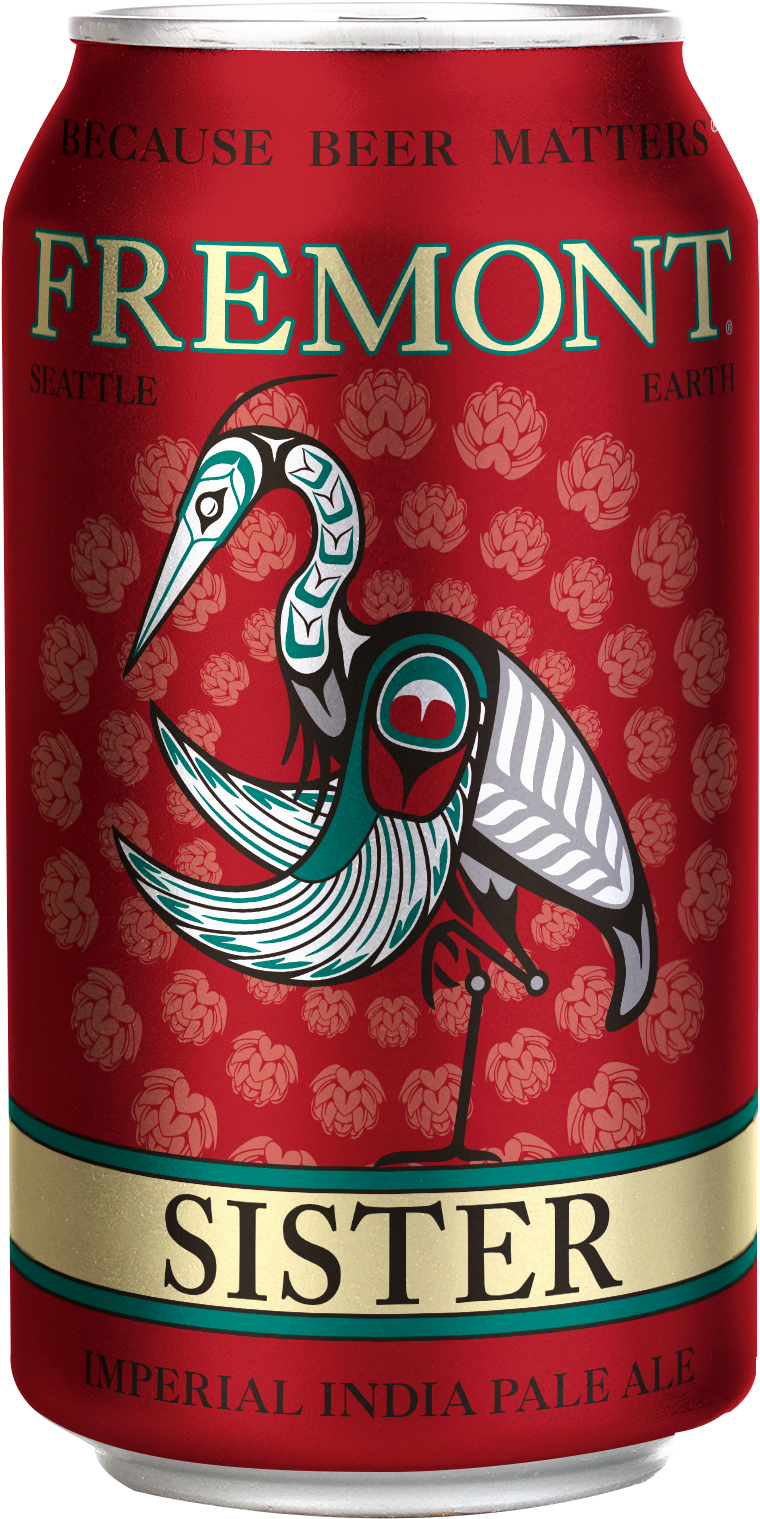 Fremont Sister 12oz Can (975x1725), Png Download