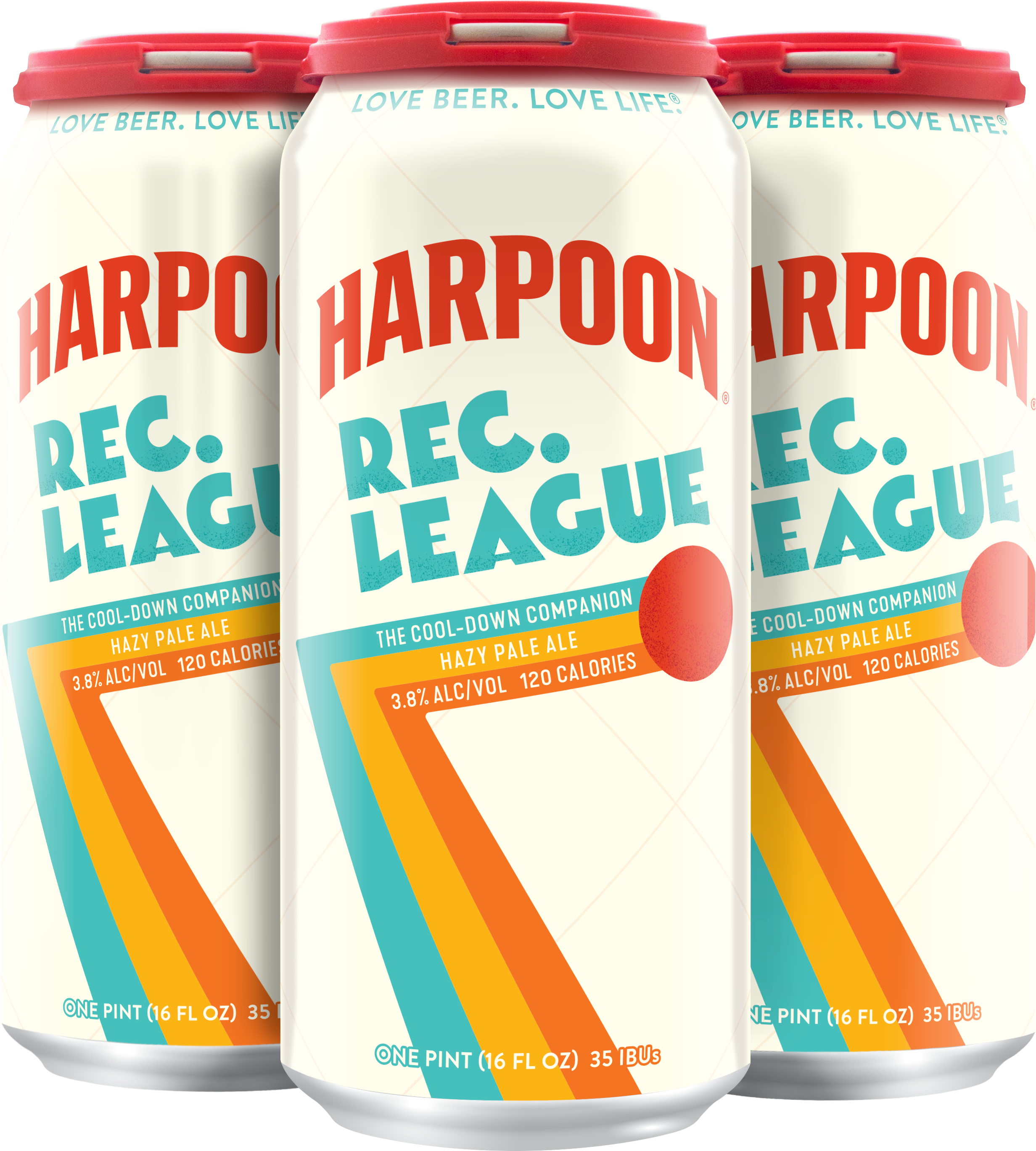 League 16oz 4 Pack Paktech Cans, Pdf - Harpoon Rec League (2464x2737), Png Download