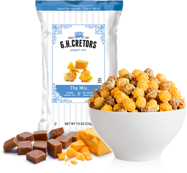 The Mix Popcorn - Gh Cretors 1.5 Oz Mix Popcorn (646x596), Png Download