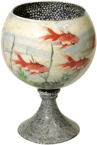 Fishbowl - Decoupage (500x500), Png Download