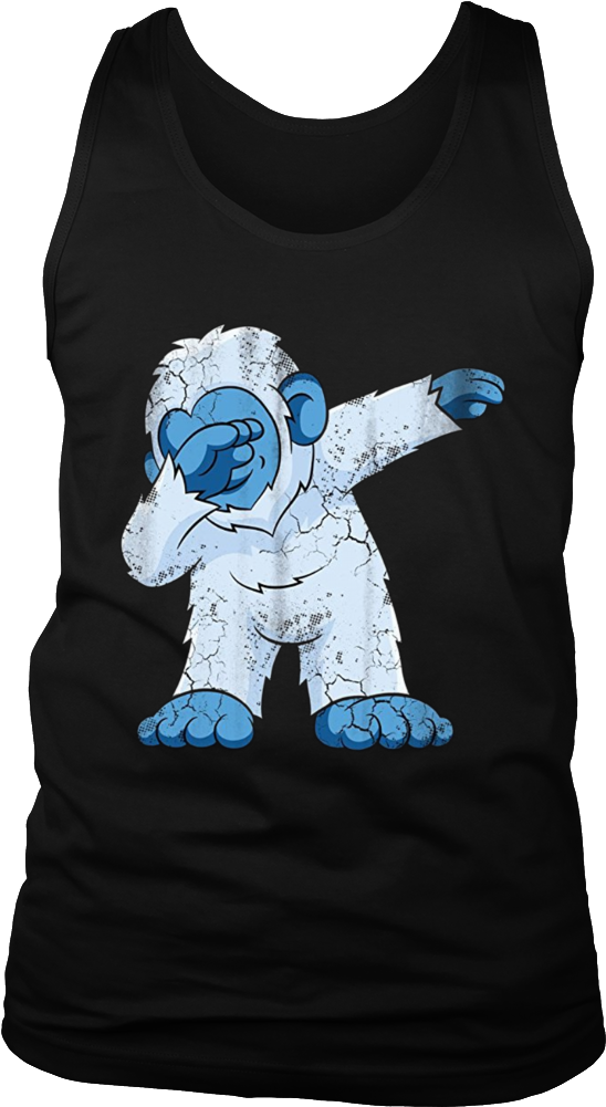 Dabbing Abominable Snowman Bigfoot Shirt - Queen Are Born In 26 February (1000x1000), Png Download