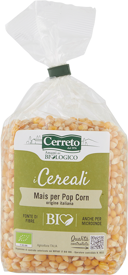 Pop Corn Kernels - Cerreto Bio (600x971), Png Download