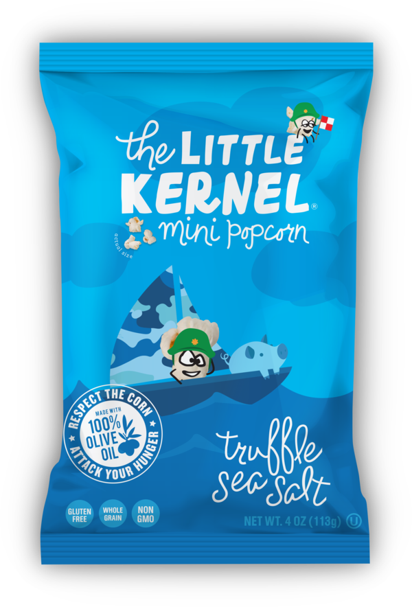 The Little Kernel Mini Popcorn - Little Kernel Mini Popcorn Truffle Sea Salt 4 Oz Bags (600x884), Png Download