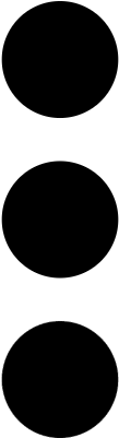 Vertical Dots Vector - Three Vertical Dots (400x400), Png Download