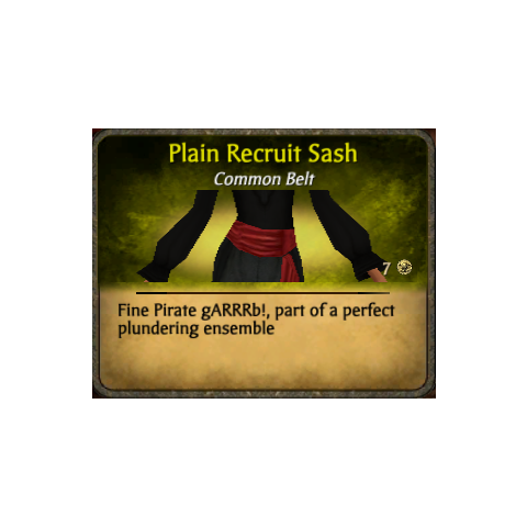 Plain Recruit Sash - Flyer (480x480), Png Download