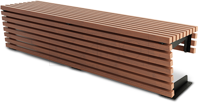 Flash Seating Is A Modern Project Made Of Wood And - Modern Wooden Bench Png (450x330), Png Download