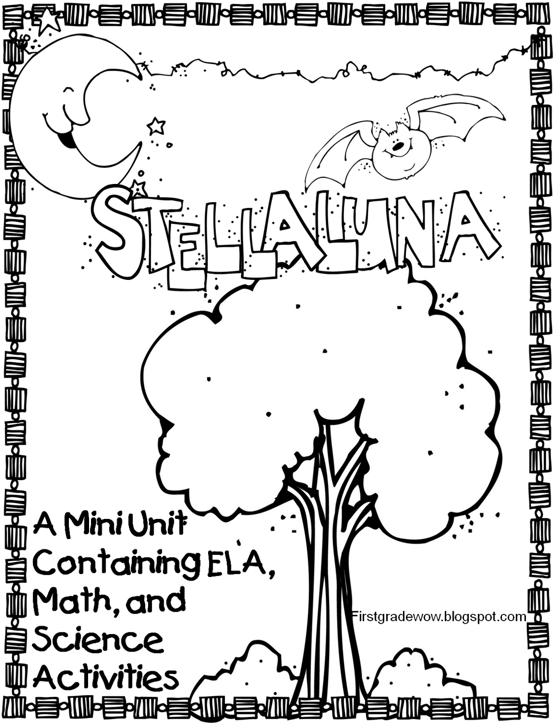 Best Ideas Of Free Stellaluna Unit Rfect For This Time - Stellaluna Worksheets 3rd Grade (1246x1600), Png Download