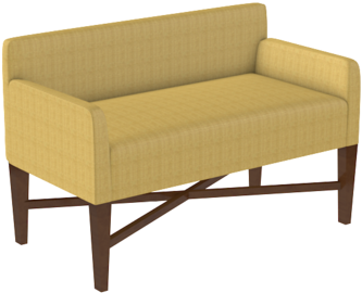 Tini Raffia X Bench - Bench (600x600), Png Download