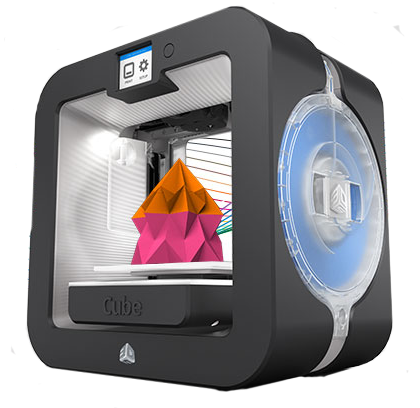 3d Systems Cube 3 3d Printer - 3d Systems Cube 3 3d Printer - Wireless (419x421), Png Download