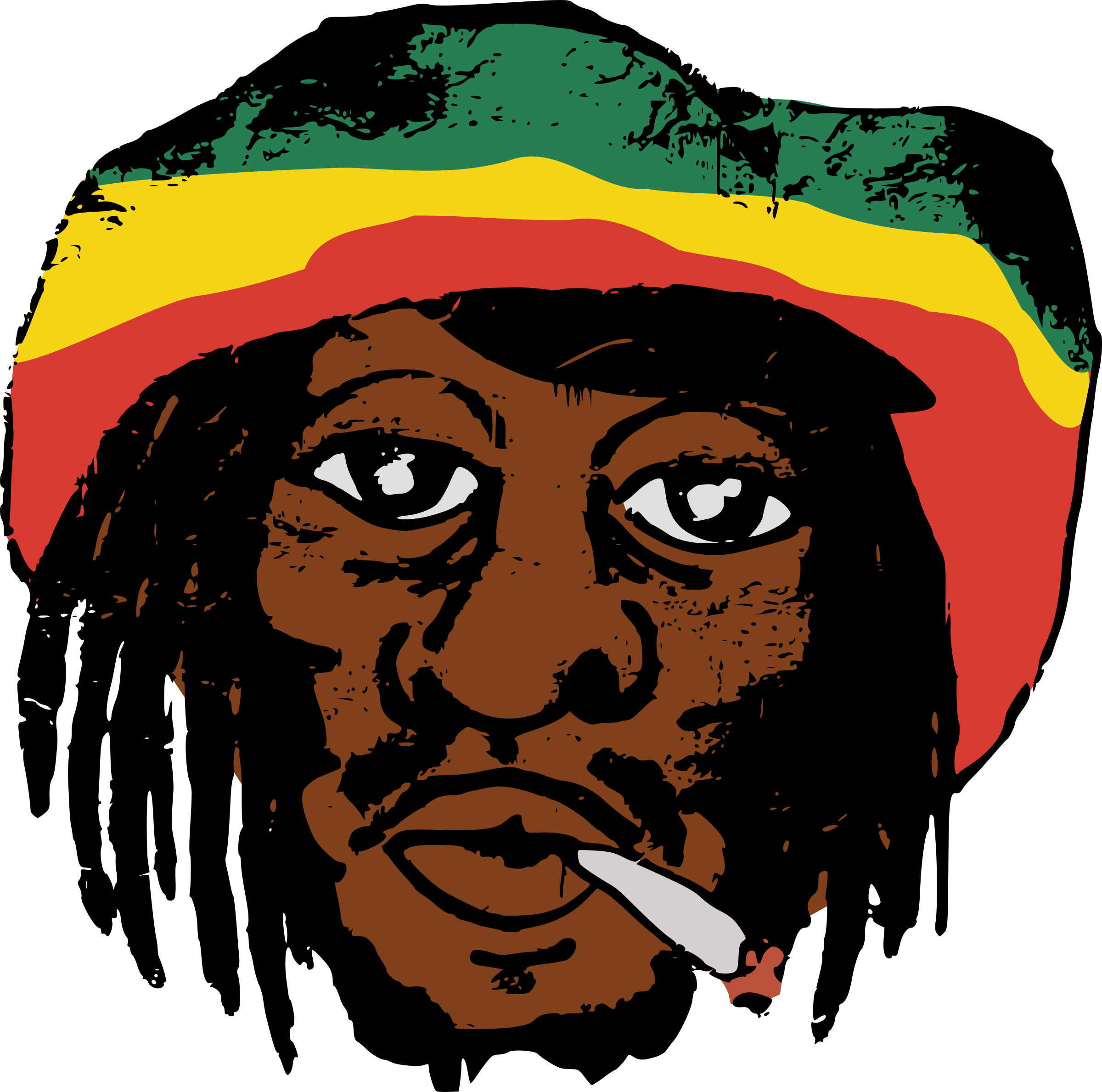 This Free Icons Png Design Of Bob Marley (2400x2378), Png Download