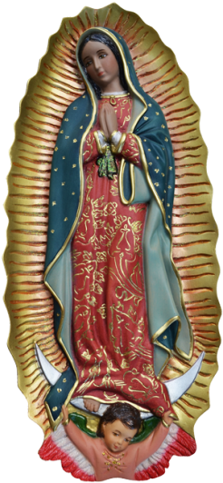 Imágenes De La Virgen De Guadalupe - Escultura De La Virgen De Guadalupe (600x600), Png Download