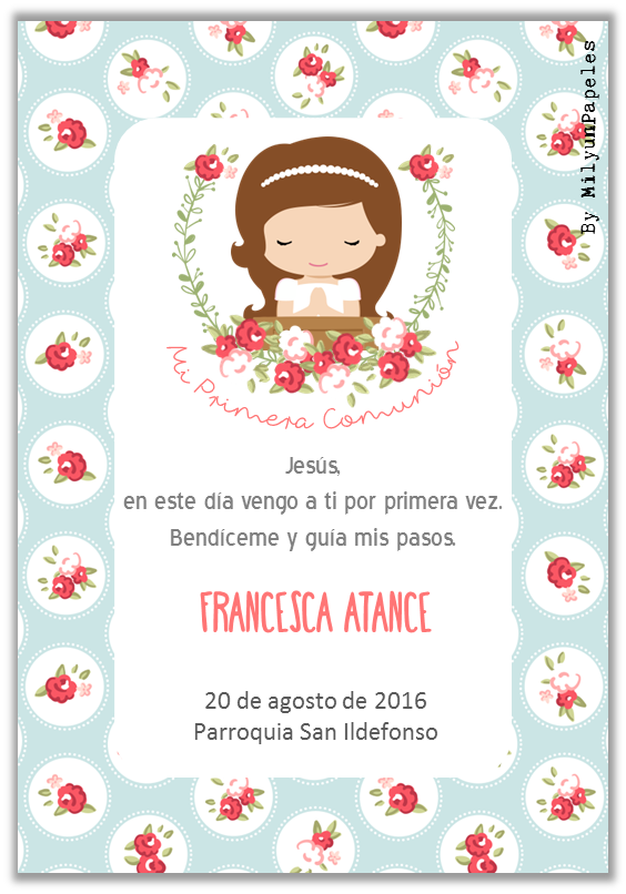 Blog Sobre Diseño En Papel De Tarjetas, Stickers, Golosinas - Erste Heilige Kommunion * Wählen Sie Karte (564x806), Png Download