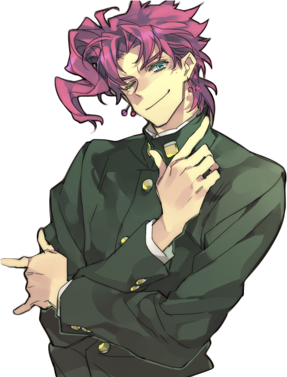 Kakyoin Noriaki Render By Know-chan Jojo Stardust Crusaders, - Jojo's Bizarre Adventure Kakyoin Png (576x735), Png Download