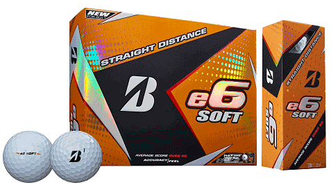 Bridgestone 2017 E6 Soft Golf Balls (500x276), Png Download