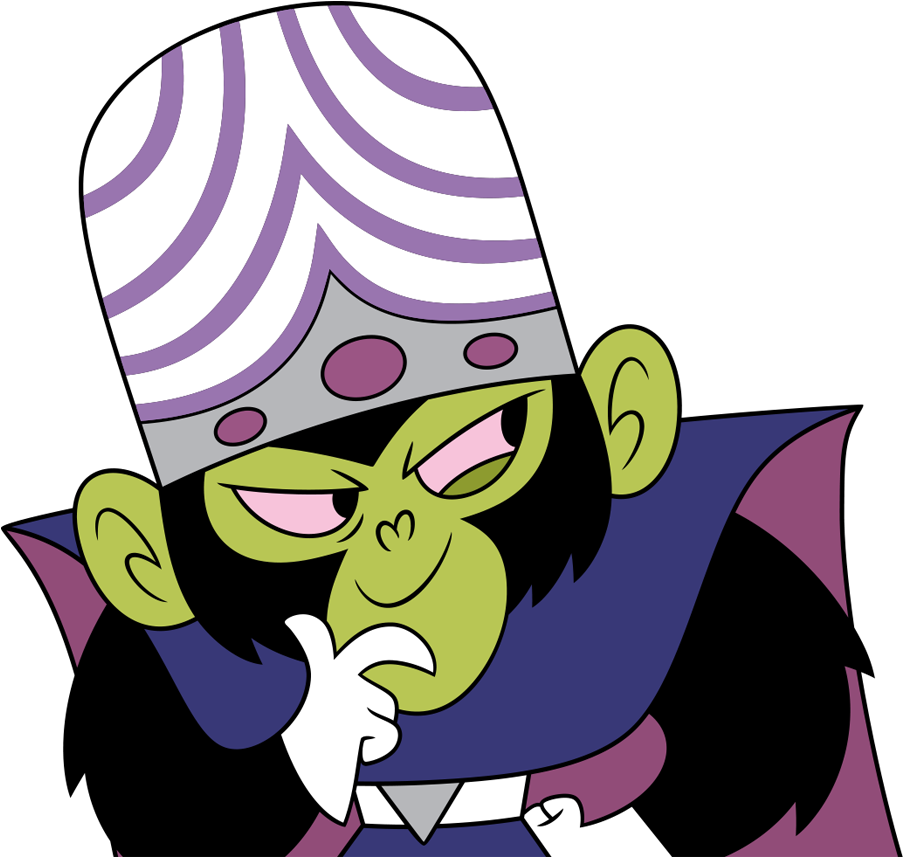 The Powerpuff Girls Website Reintroduces The Girls - Mojo Jojo Transparent (1208x1106), Png Download