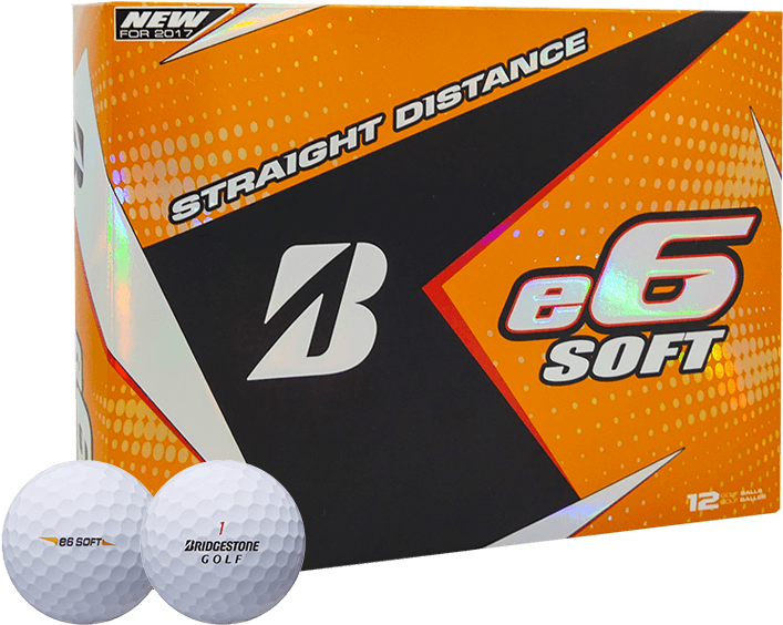 Bridgestone Golf Balls E6 Soft (750x563), Png Download