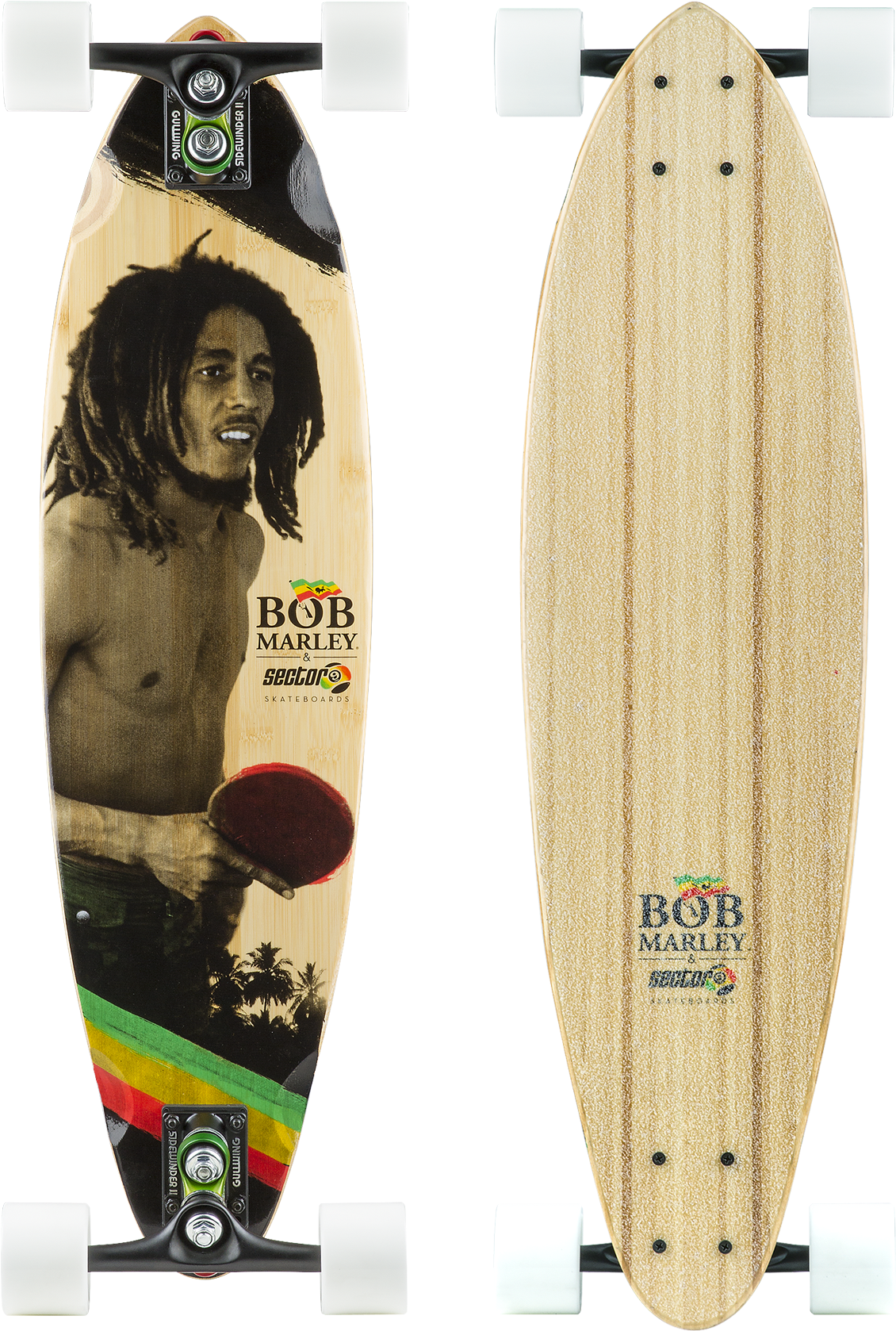 Bob Marley Skateboard Small Axe - Sector 9 Bob Marley Small Axe (1800x1800), Png Download