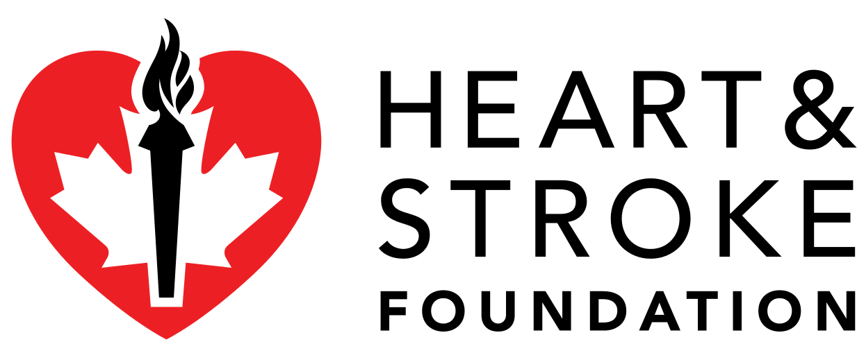 Heart And Stroke Logo (1280x555), Png Download