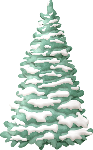 Marietas, Diario, Picasa, Navidad, Gráficos De Navidad, - Christmas Tree With Snow Clipart (309x500), Png Download