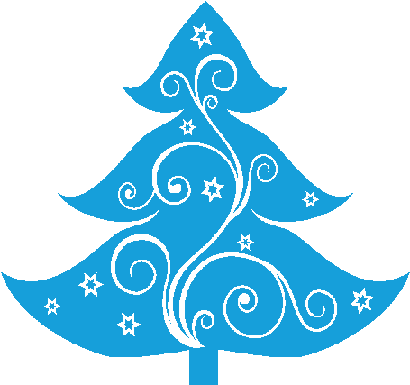 Árbol De Navidad - Arboles De Navidad Caricatura (461x433), Png Download