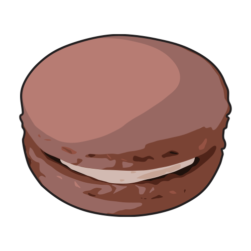 Color For Macarons - Macaroon (500x500), Png Download