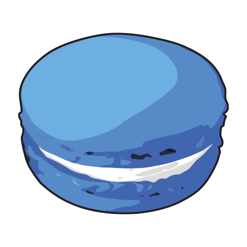 Color For Macarons - Macaron Clipart Png (500x500), Png Download