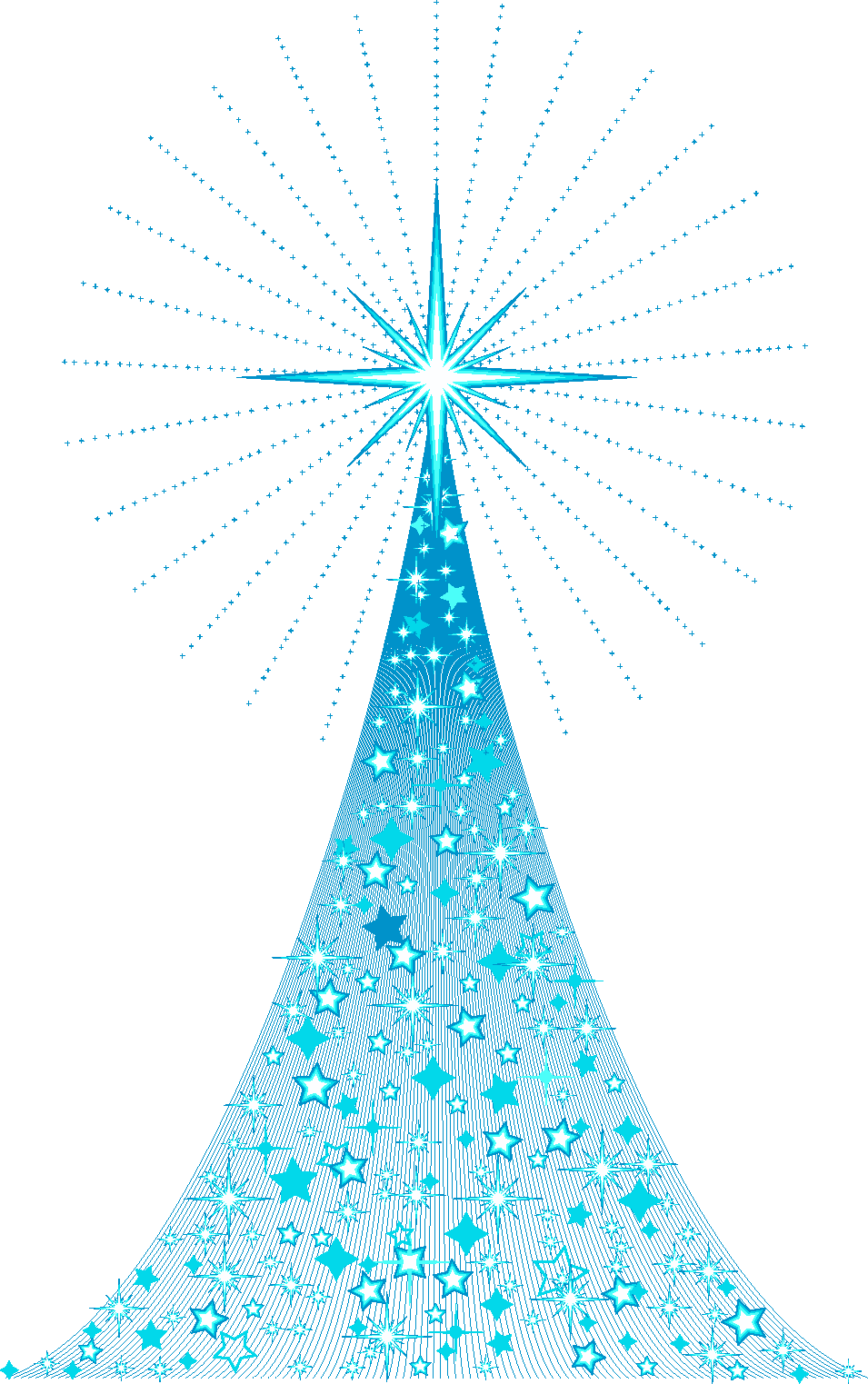 Árbol De Navidad - Arbol De Navidad Azul Png (955x1523), Png Download
