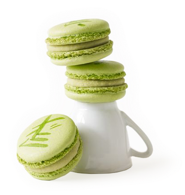 Our Macarons Are Freshly Made By Hand - Green Tea (650x650), Png Download