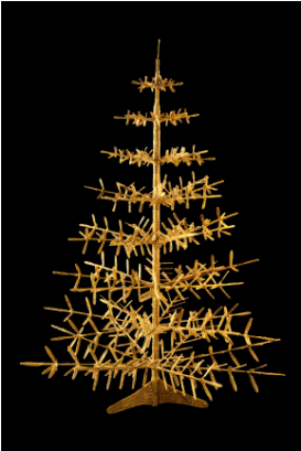 Arbol De Navidad - Arbol De Navidad Con Ganchos De Ropa (408x408), Png Download