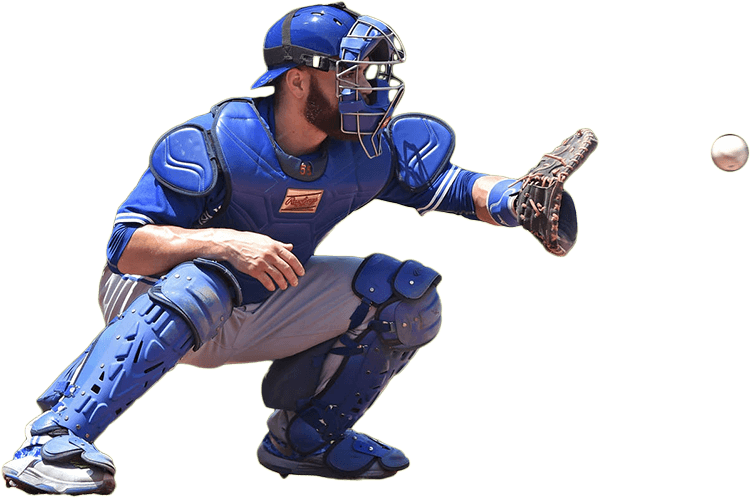 Download - Russell Martin Blue Jays Catching (750x498), Png Download
