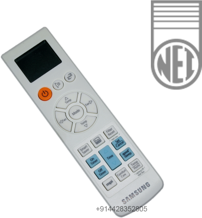 Samsung Ac Remote Controller - Samsung Ac Remotes (800x800), Png Download