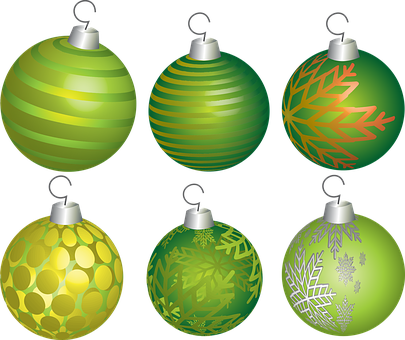 Conos De Pino - Bolas De Navidad Verde Png (405x340), Png Download