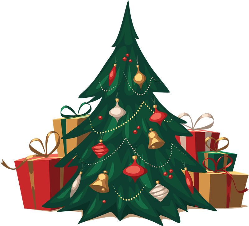 Rito De Bendición Del Árbol De Navidad En Familia - Christmas Day (800x733), Png Download