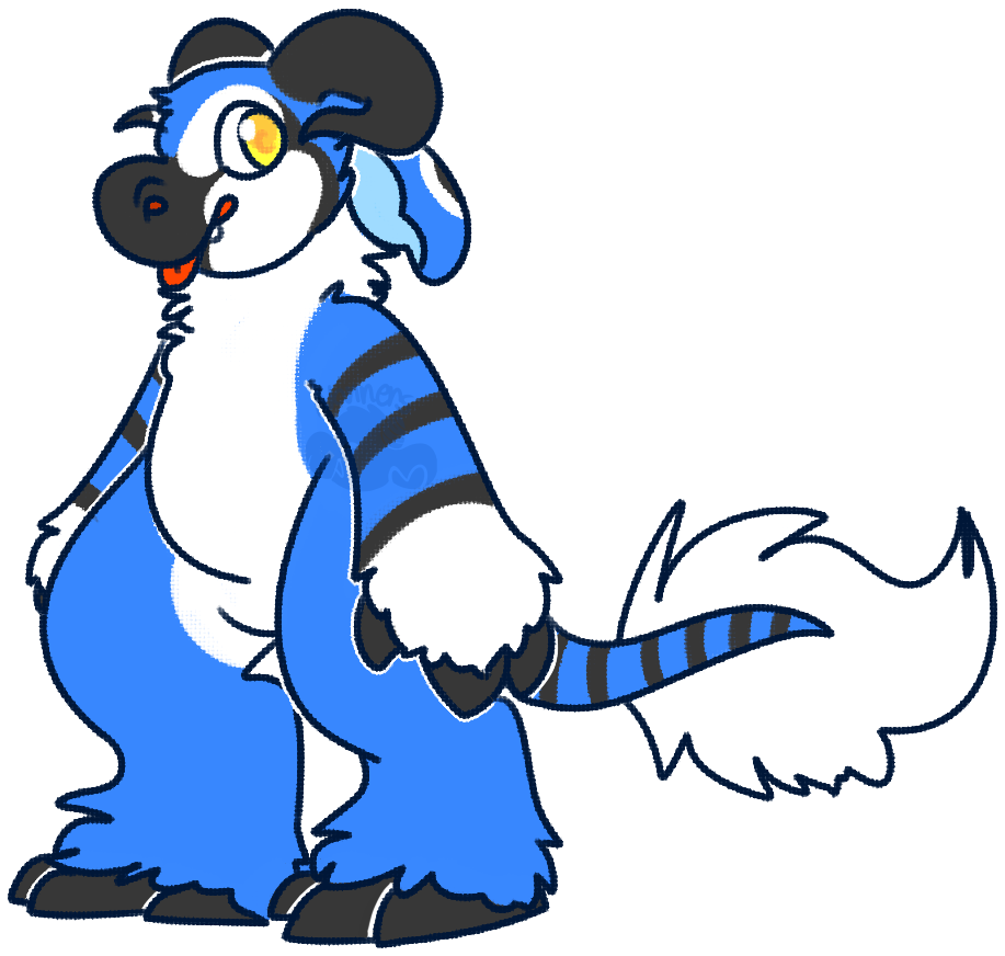 Blue Jay Moonster - Cartoon (917x872), Png Download