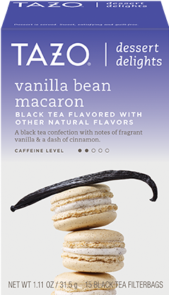 Tazo Vanilla Bean Macaron (400x500), Png Download