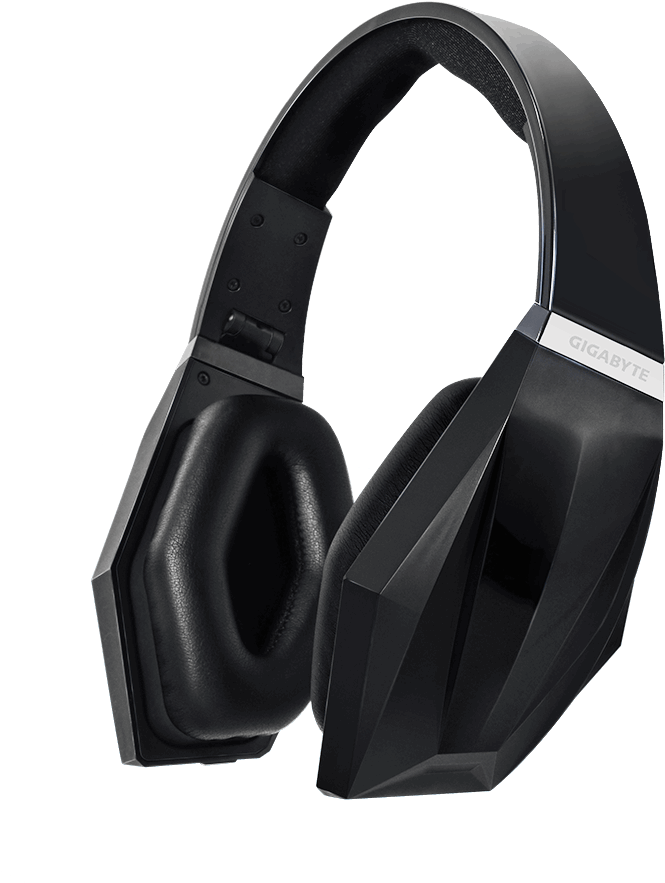 0 Wireless Headset - Gigabyte Force H1 Full-size Bluetooth Headset (1000x1000), Png Download