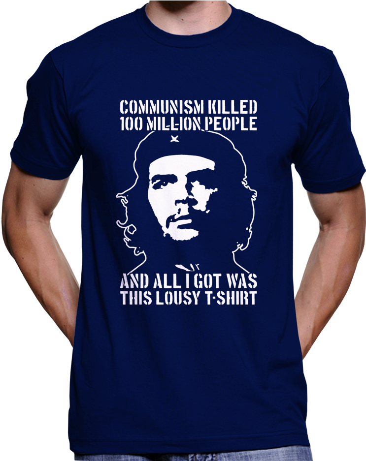 Anti Communist Che Guevara T-shirt / Hoodie - Free Tommy Robinson T Shirt (936x936), Png Download