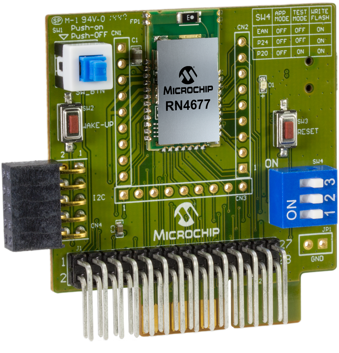 Microchip Pictail Plus Bluetooth Smart (ble) Daughter (2700x1800), Png Download