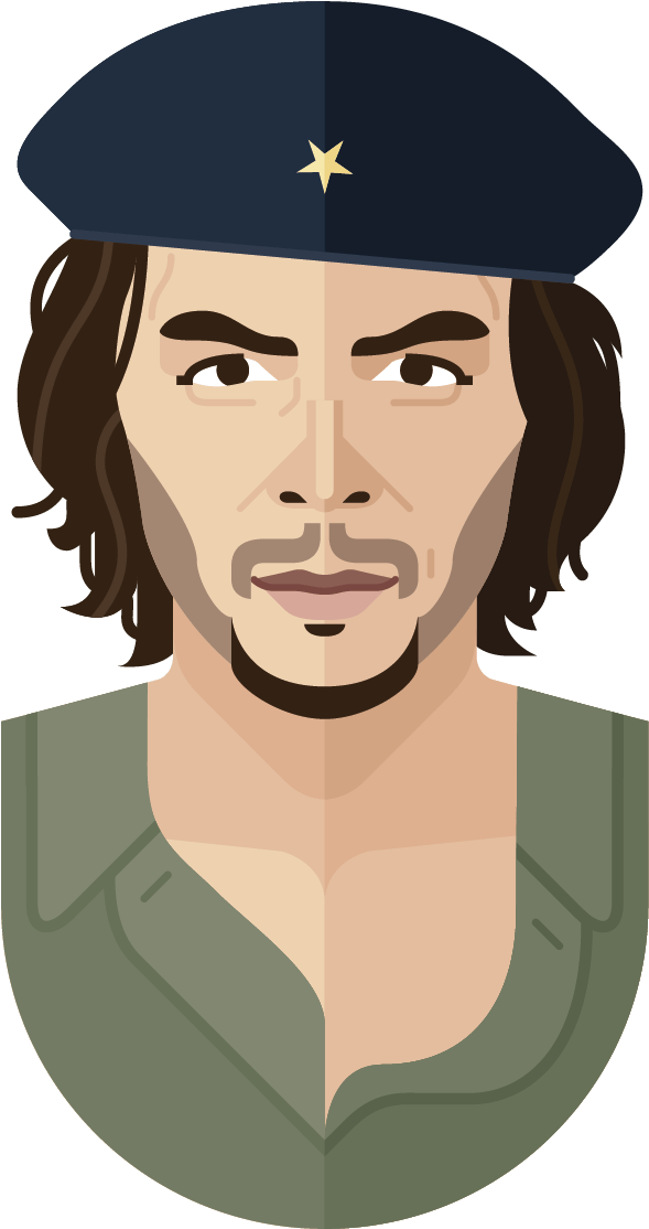 Che Guevara Poster - Military (1192x1685), Png Download