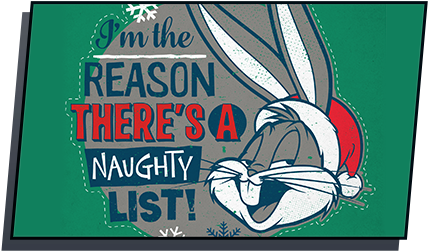 Bugs Bunny Christmas Card - Bugs Bunny (429x280), Png Download