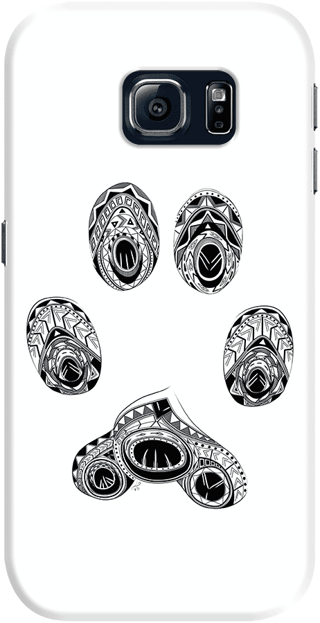 Dailyobjects Cat Paw Print Case For Samsung Galaxy - Coque Pour Samsung Galaxy Core Prime Sm-g360 - Cat (462x900), Png Download
