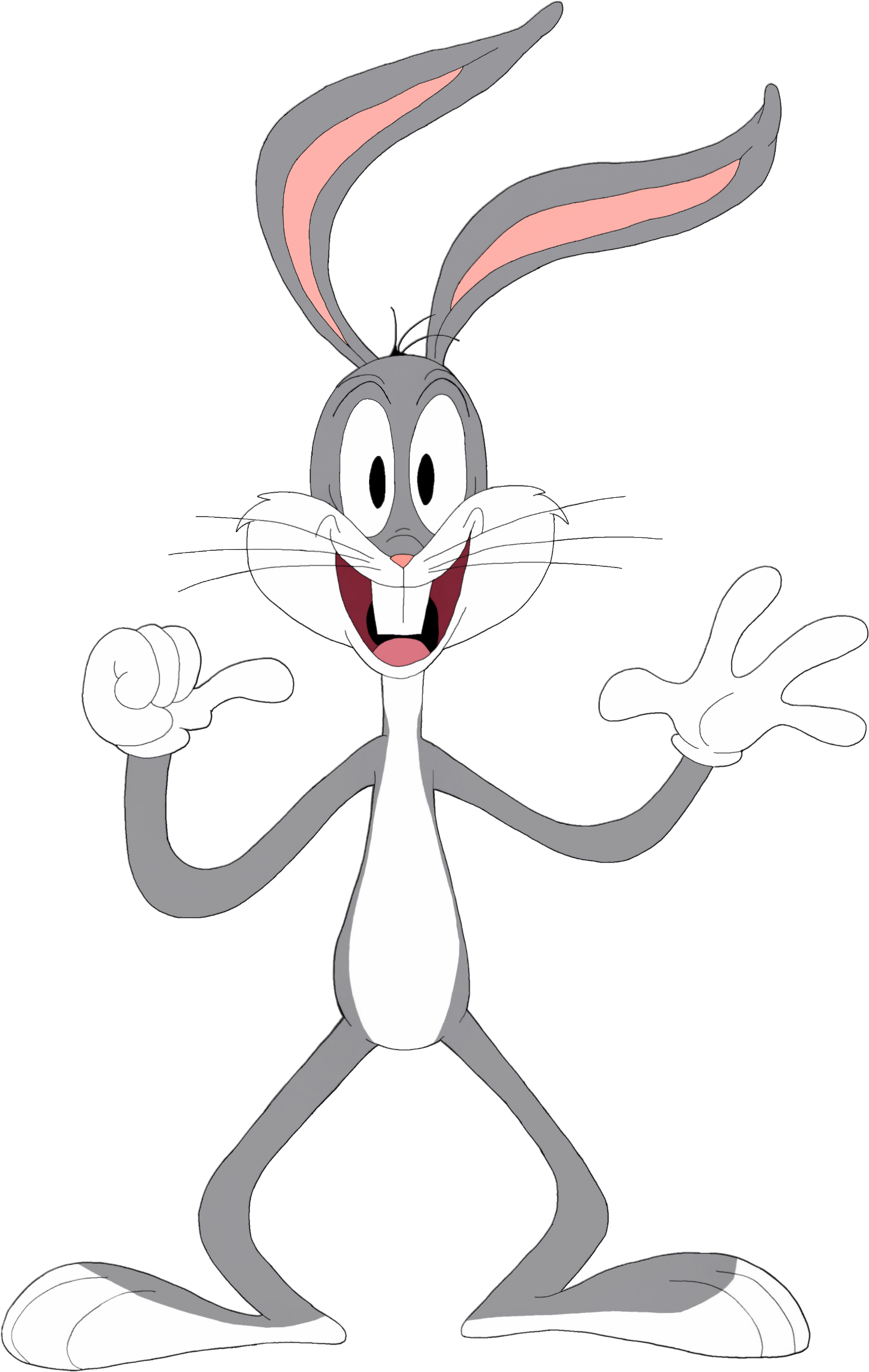 Picture Free Download Bugs Drawing Bunny - Bugs Bunny History (1947x2568), Png Download