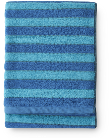 Buy Reiluraita Bath Organic Image - Finlayson Reiluraita Bath Towel, Cotton, Blue/turquoise, (600x600), Png Download
