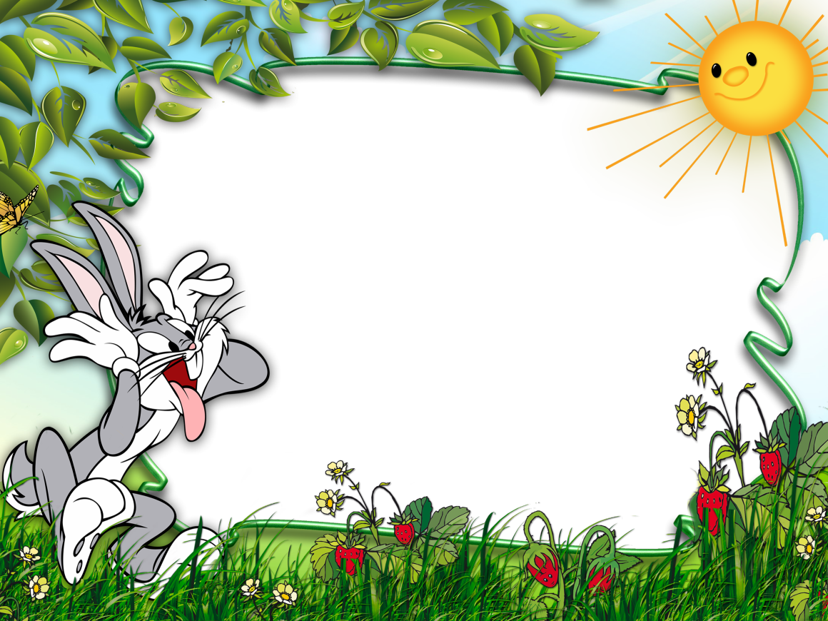 Bugs Bunny Frame - Funny Frame Png (1160x870), Png Download