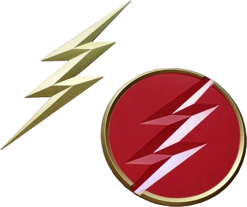 Download The Flash Symbol Lightning Bolt Full Size PNG Image PNGkit