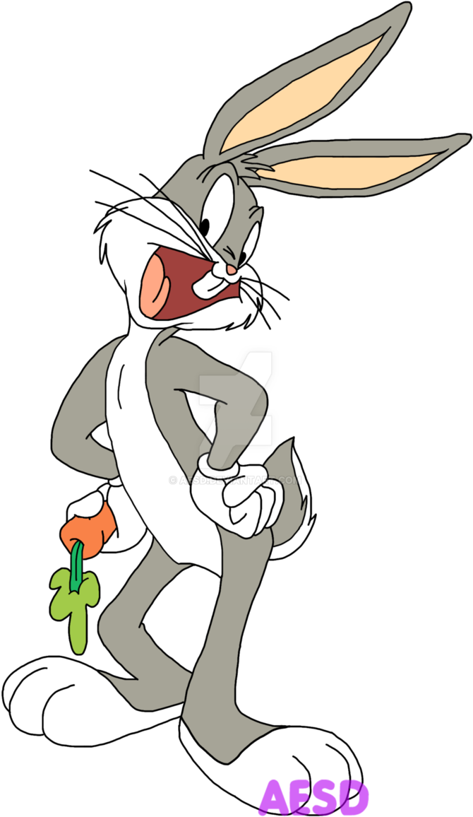 Bugs Bunny By Aesd On Deviant - Bugs Bunny (675x1183), Png Download