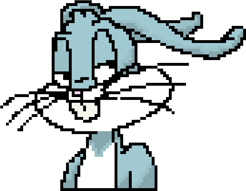Bugs Bunny - Pixel Art (1030x710), Png Download