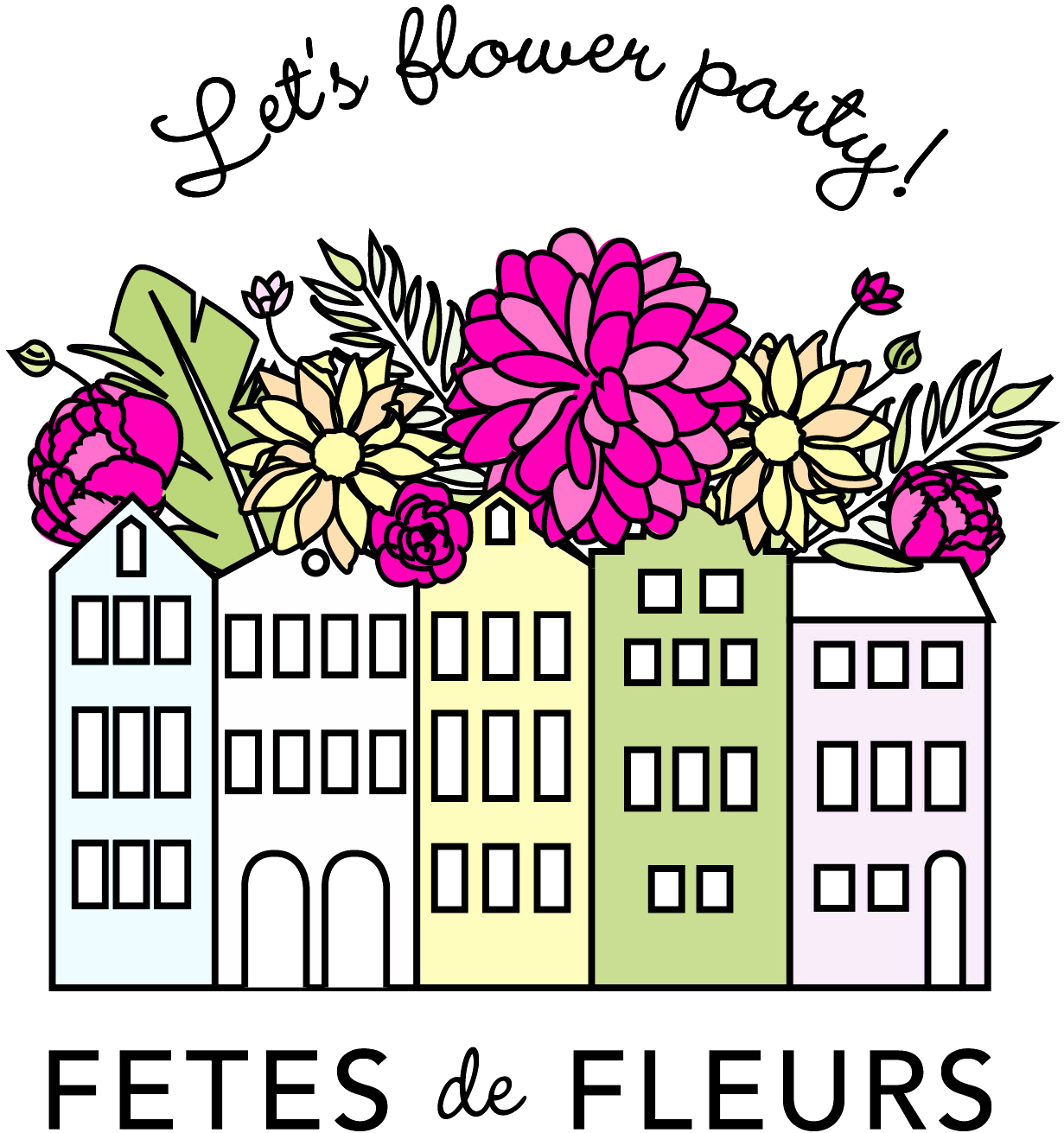 Fetes De Fleurs Flower Parties - Party (1500x1500), Png Download