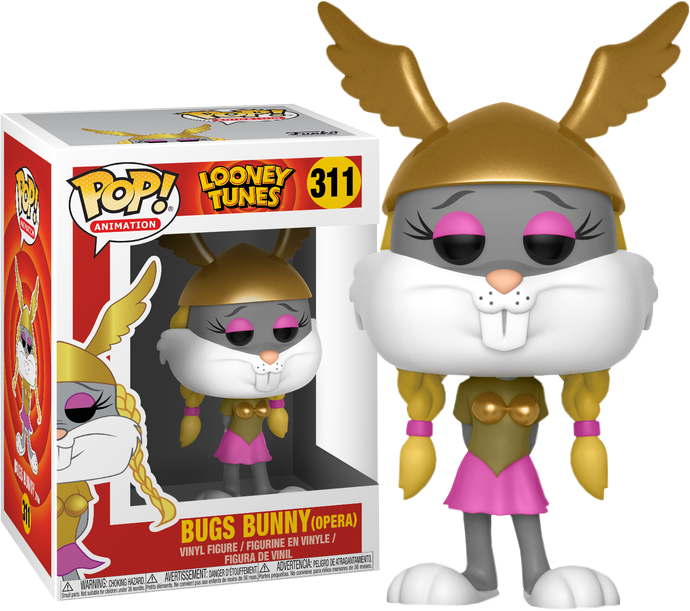 Bugs Bunny Opera Pop Vinyl Figure - Pop Vinyl Looney Tunes (690x611), Png Download