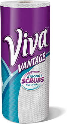 Viva Vantage Scrubby Paper Towel Roll - Viva Vantage Choose-a-size Towels (333x412), Png Download